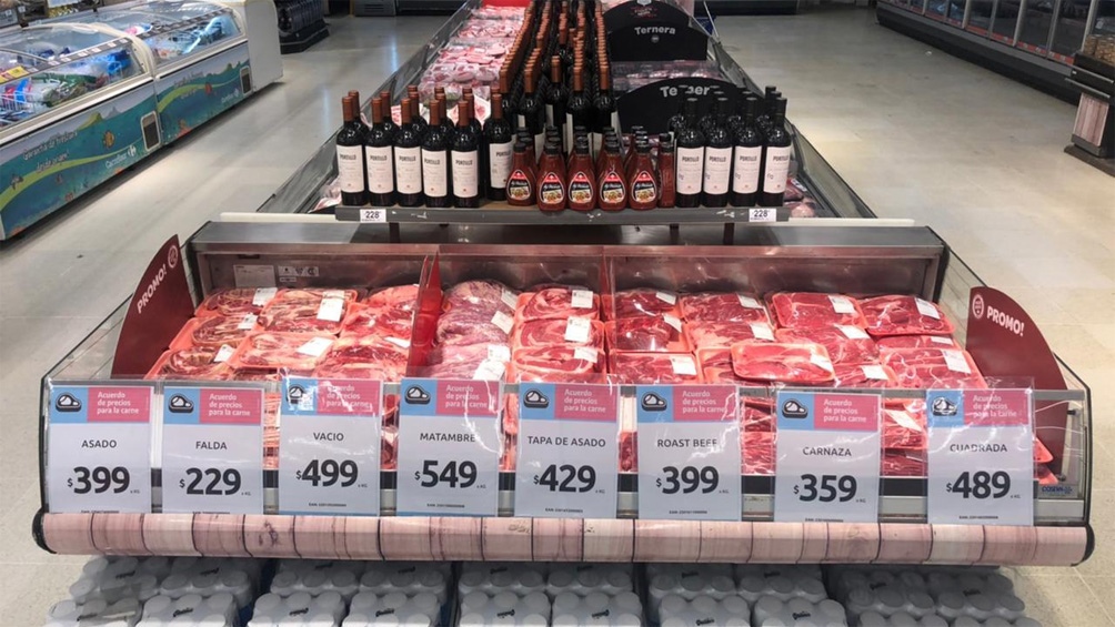 Extienden el acuerdo de precios, en cortes de carne vacuna, hasta fin de año