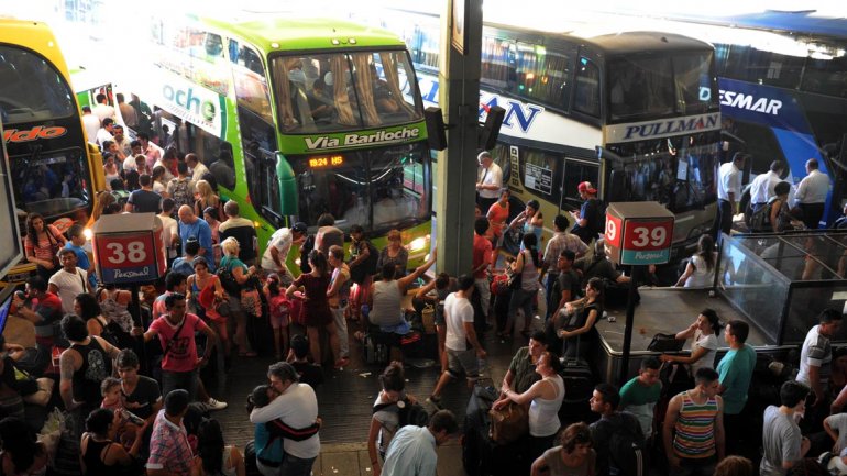 Se movilizaron 4,2 millones de personas, durante el fin de semana largo