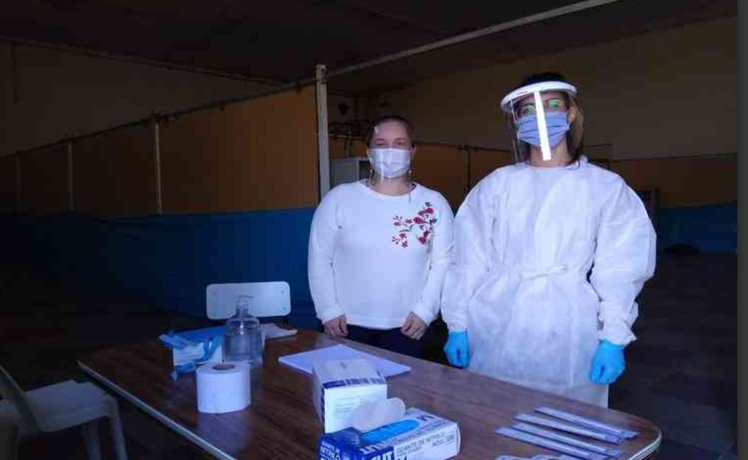 San Carlos Sud realiza hisopados en el SAMCO de esa localidad, para agilizar los testeos