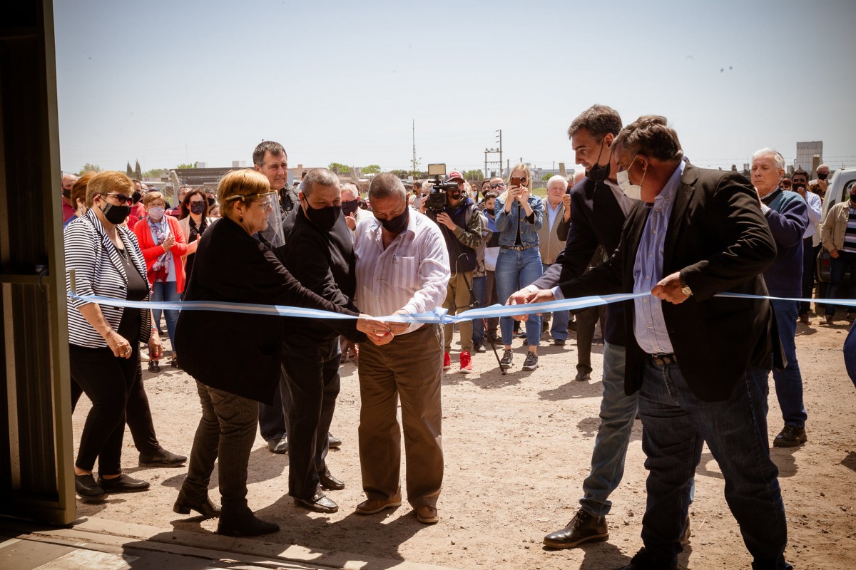 Franck Inauguró el nuevo corralón municipal, en el marco del 151 aniversario del pueblo