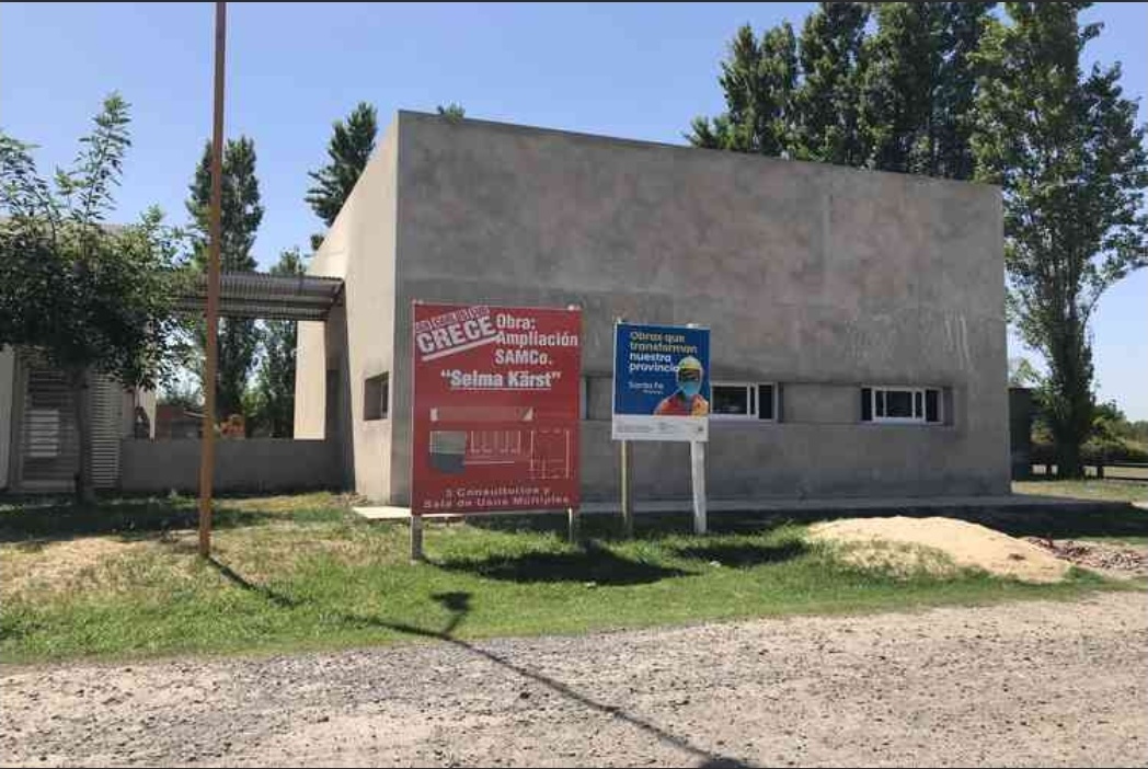 San Carlos Sud: las obras del centro de salud ingresan en su etapa final