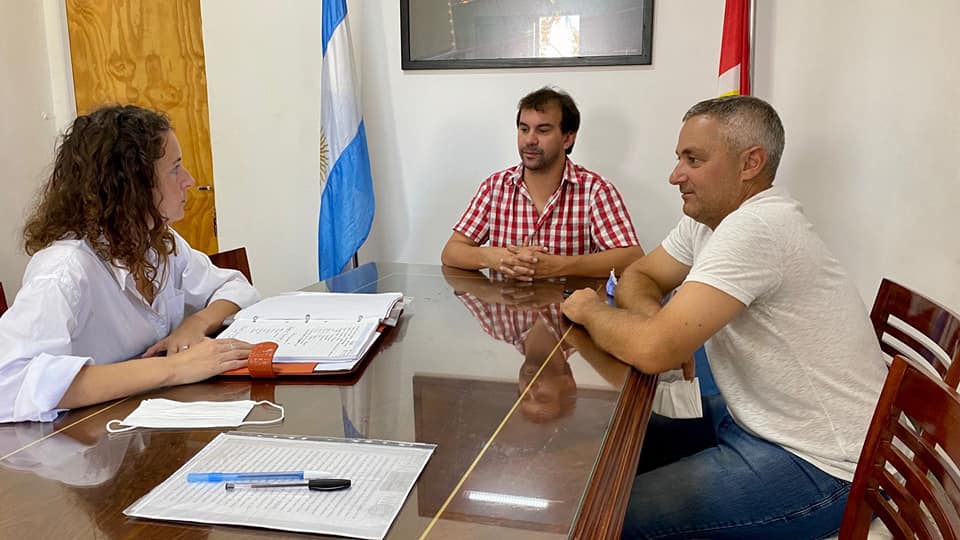 San Agustín: Monaca y Senn conversaron sobre proyectos para la localidad