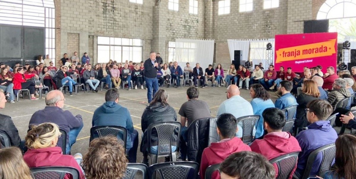 Franja Morada, celebrando los 55 años de vida  convocó a la “unidad en la acción de los dirigentes partidarios”