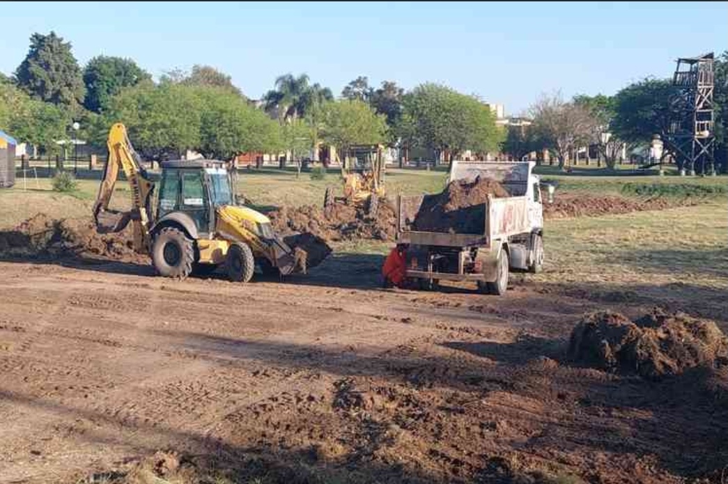 En Humboldt avanzan las obras de mejoras en el circuito aeróbico