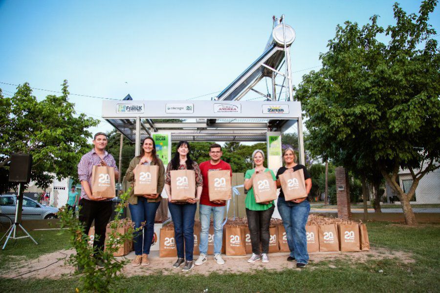 Instalaron una nueva Estación Solar en Franck