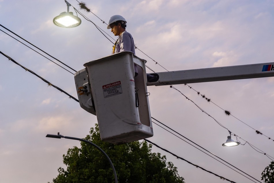 Las Colonias: iluminan con sistema Led la circunvalación de San Carlos Sud