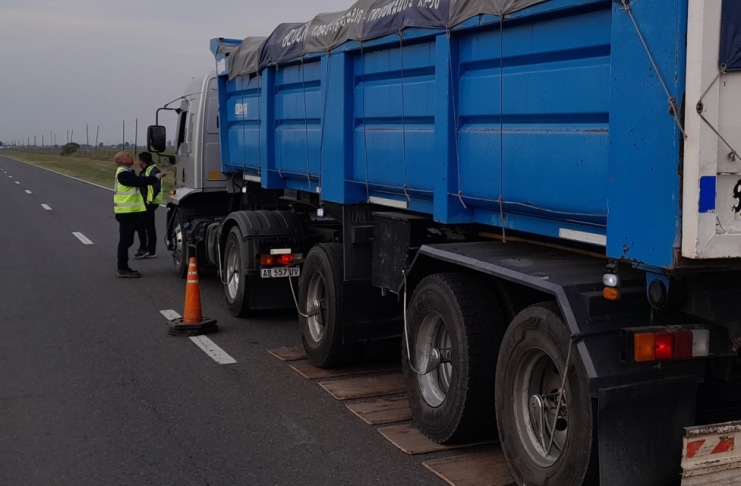 Infracciones en ruta provincial: Vialidad emitió multas por más de 100 millones de pesos contra camiones infractores