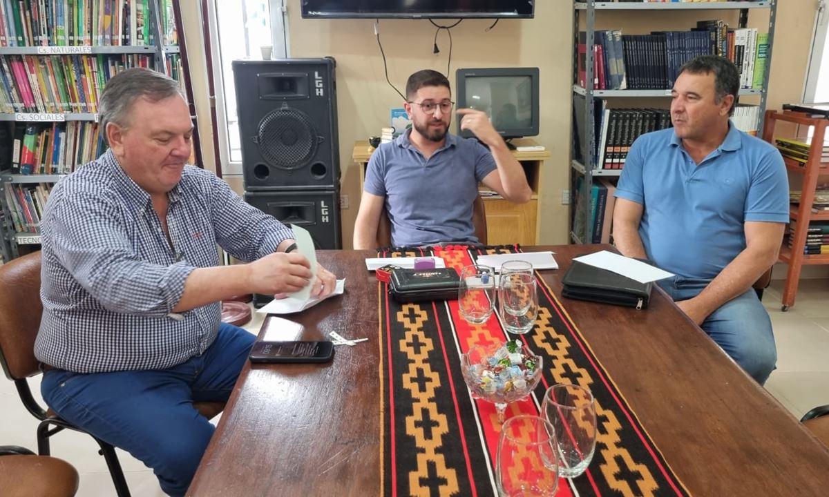 El Senador Felipe Michlig y el Diputado González visitaron las localidades de Arrufó y de San Cristóbal