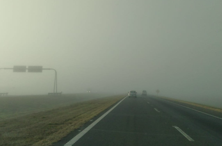 Alerta violeta por intensa niebla para la región centro de la provincia