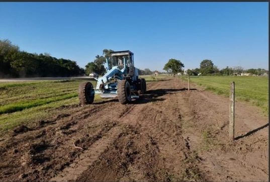 Grütly: mejoran la transitabilidad en calles del sector norte