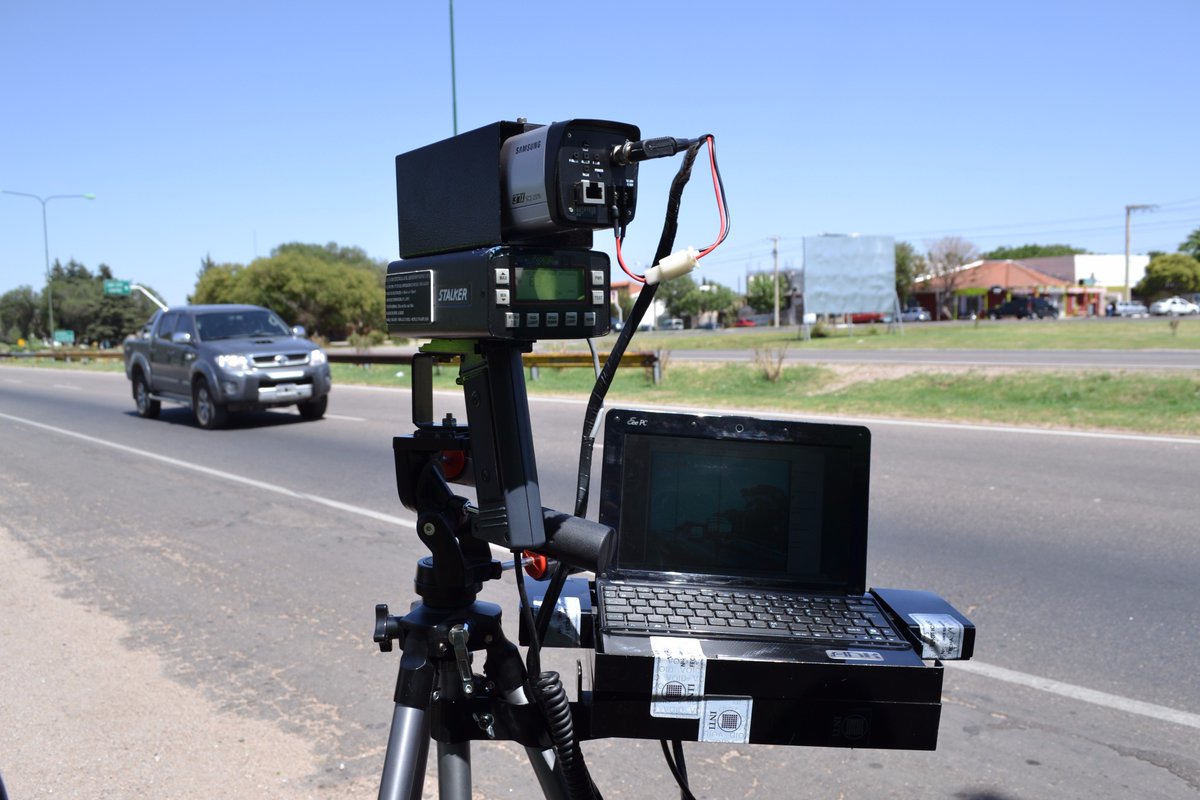 Cinemómetro: comienzan los controles preventivos de velocidad en Las Colonias
