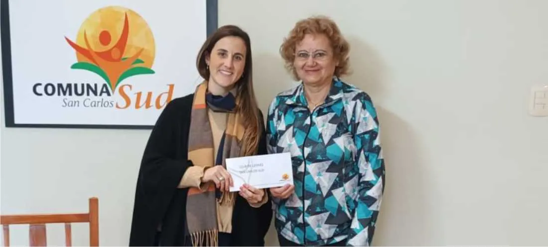 San Carlos Sud: el ejecutivo entrgó aportes a instituciones locales