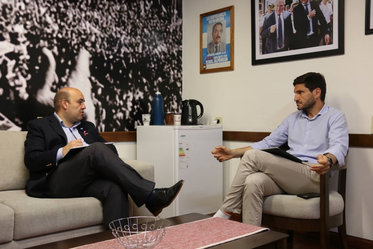 Müller y Pullaro se comprometieron a gestionar una nueva planta de tratamiento de efluetes