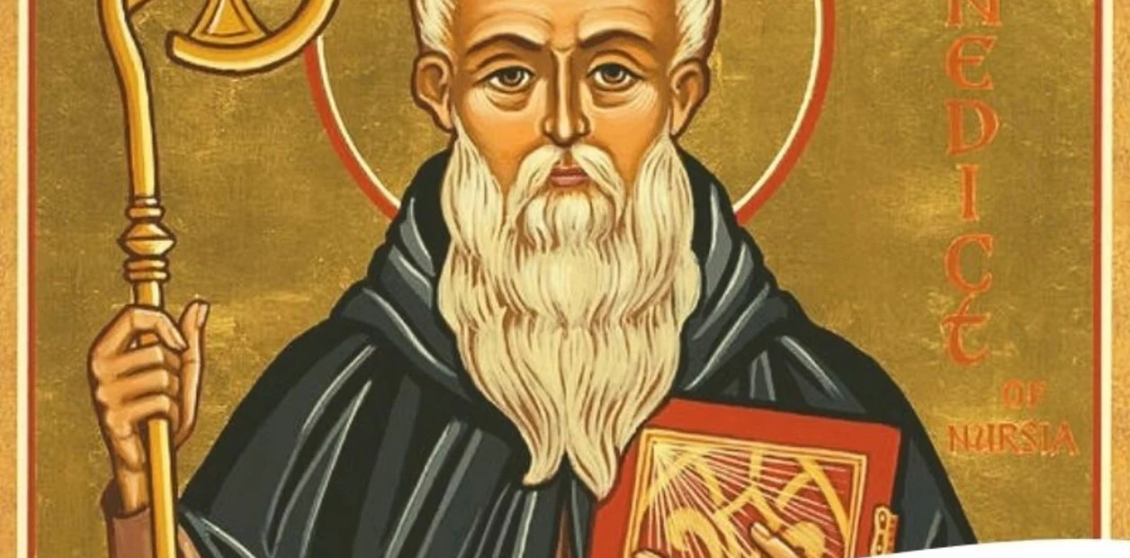 San Benito: vivió en una cueva, construyó la primer abadía católica y redactó un manual de convivencia monacal