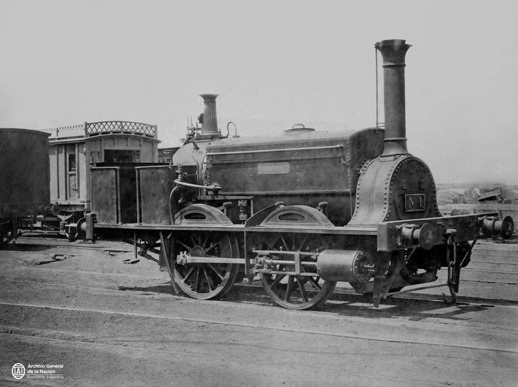 Los inicios ferroviarios de Argentina: el debut del tren en 1857