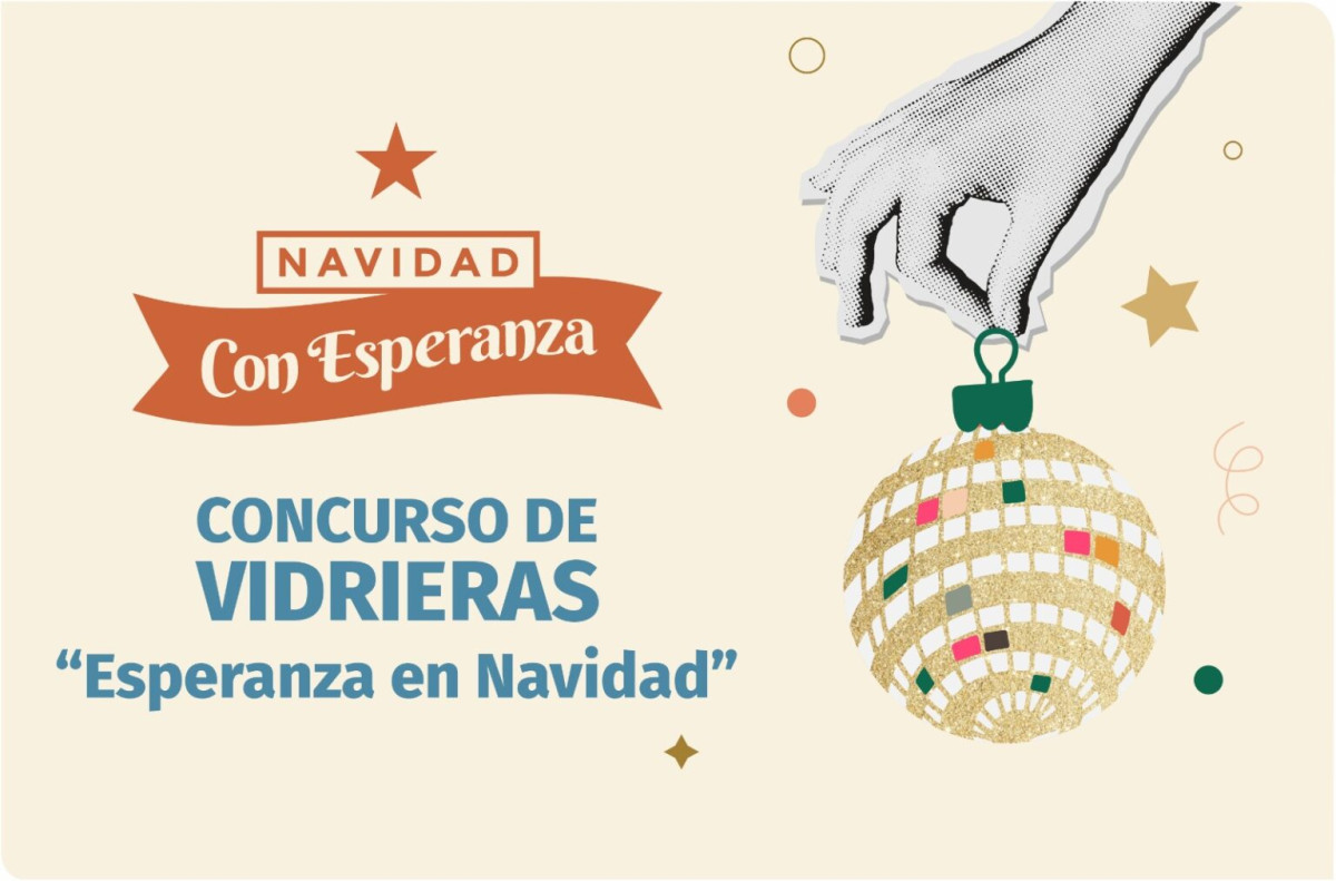 Abrió la inscripción al concurso de vidrieras “Esperanza en Navidad”