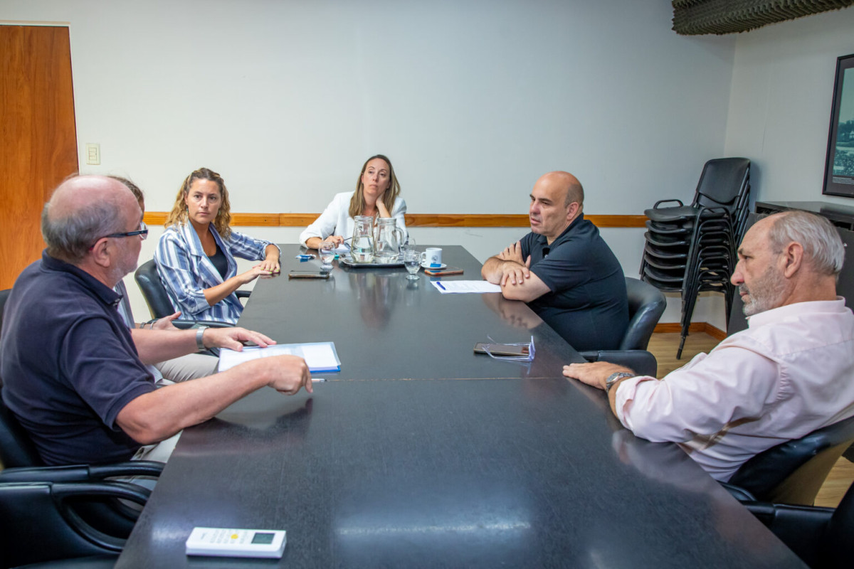 Müller y Senn analizaron junto a ASSA el avance de proyectos y obras de agua y saneamiento claves para Esperanza