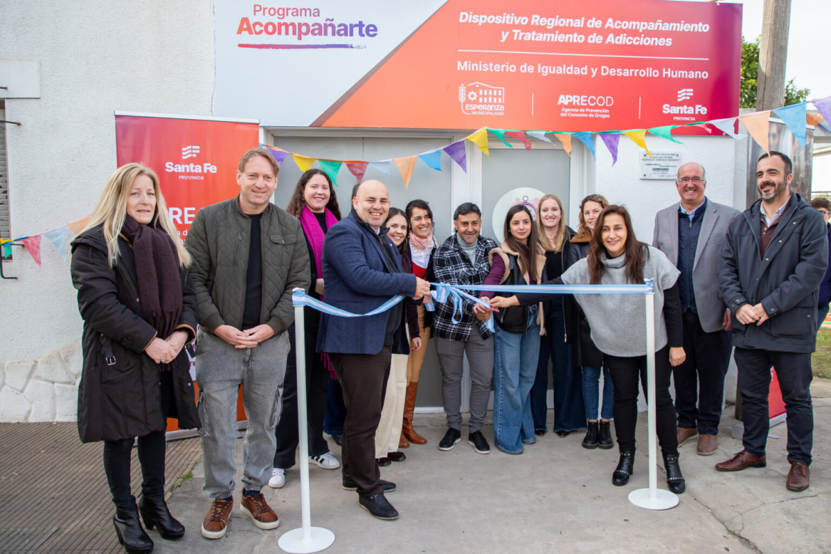 Municipio y Provincia inauguraron un Dispositivo de Prevención y Tratamiento de las Adicciones
